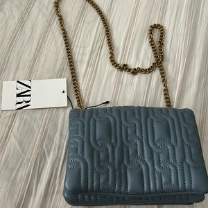 Zara Quilted Shoulder Bag